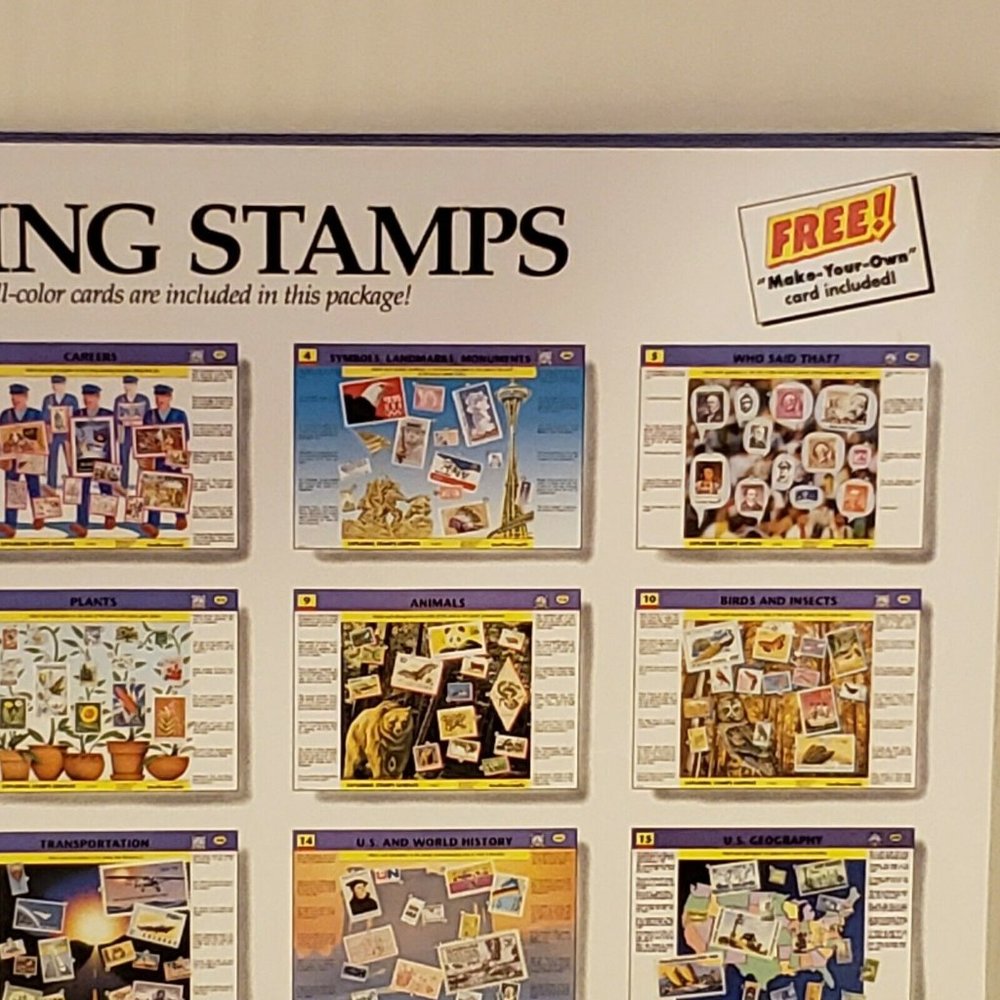 GeoSafari Learning System 1995 Exploring Stamps - Picture 10 of 12